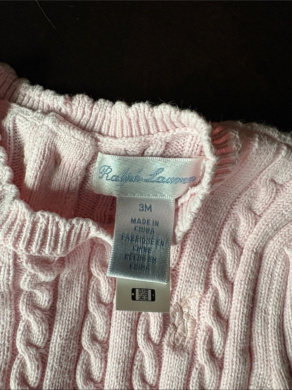 Polo Ralph Lauren Baby Cotton Cable-knit Dress